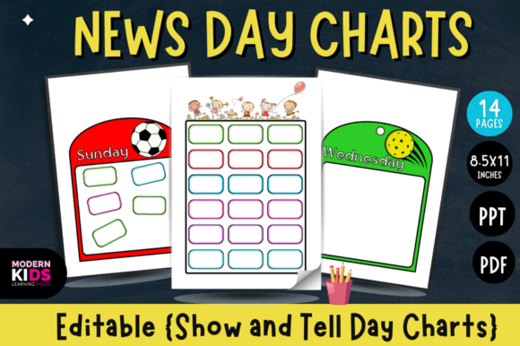 Customize Your Show and Tell Day Charts for Classroom Impact