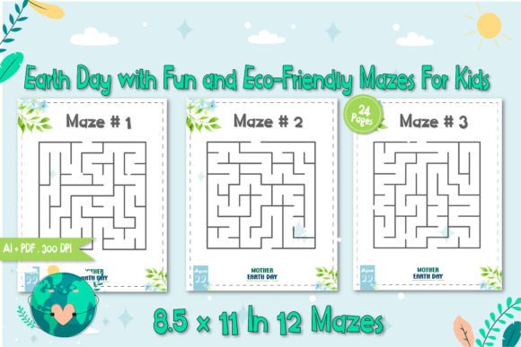 Earth Day with Fun and Friendly Mazes: Engage and Educate