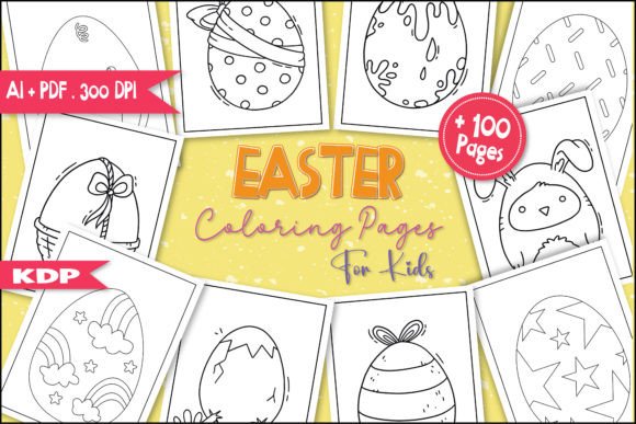 Easter Eggs Coloring Pages: A Designer's Spring Toolkit