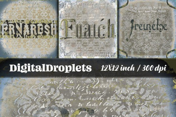 French Vintage Pages Vol.30: Authentic Textured Paper Collection