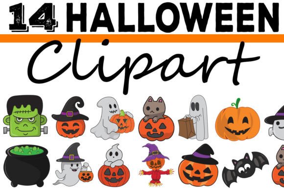 Halloween Cuties Clipart: Spooky Fun for Creative Projects