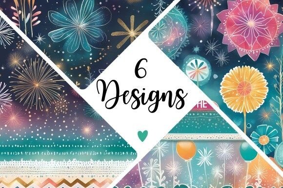 Ignite Your Projects with Vibrant Fireworks Digital Paper