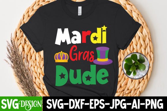 Mardi Gras Dude SVG Cut File: The Festive Design Asset