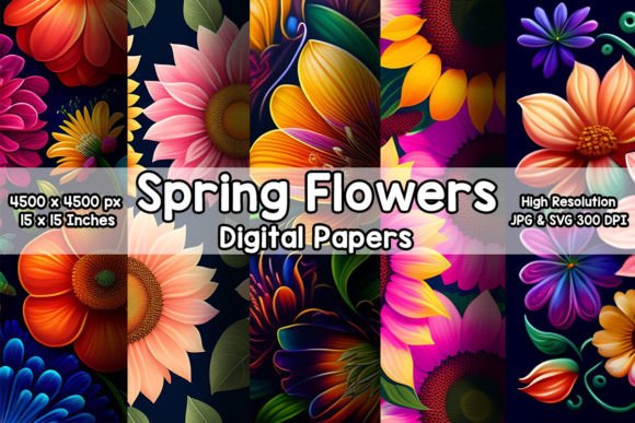Spring Flowers Pattern Collection PART 5: A Fresh Burst of Floral Design
