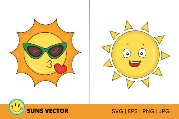 Sun - Summer Sublimation: Your Go-To Design Asset for Vibrant Projects
