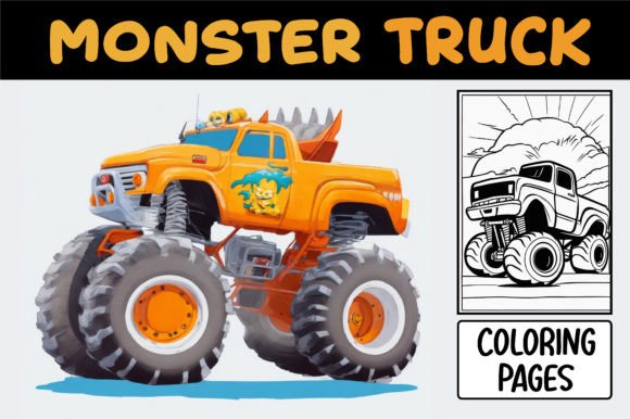 Unleash Creativity with Monster Truck Coloring Pages