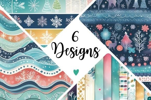 Winter Fun Digital Paper: A Designer's Resource for Seasonal Projects